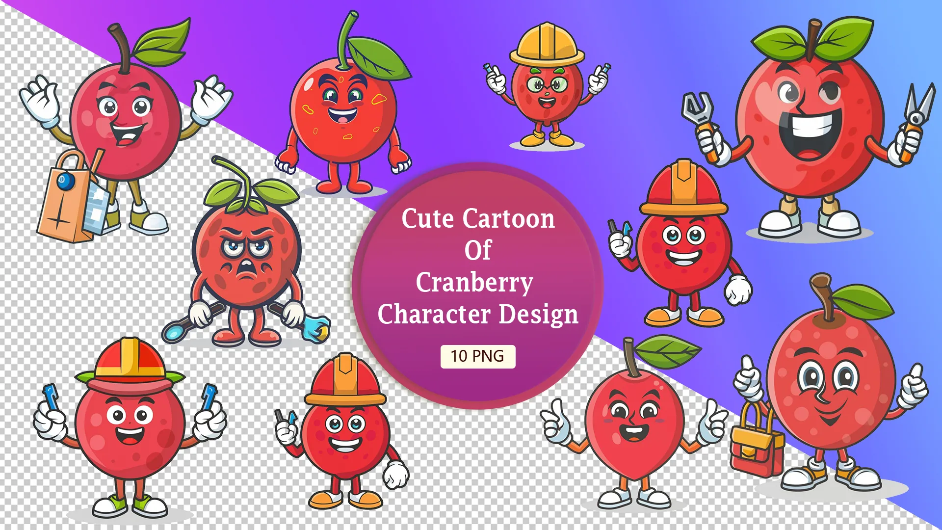 Playful Cranberry Design Pack